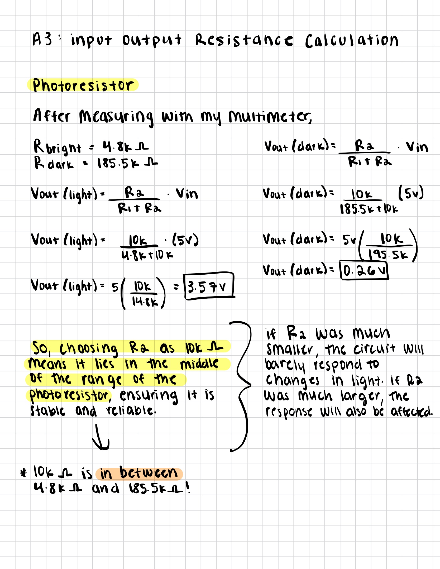 Resistance Calculation