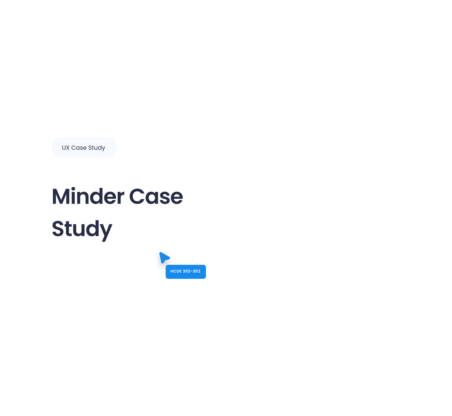 Minder app screens showing study group coordination