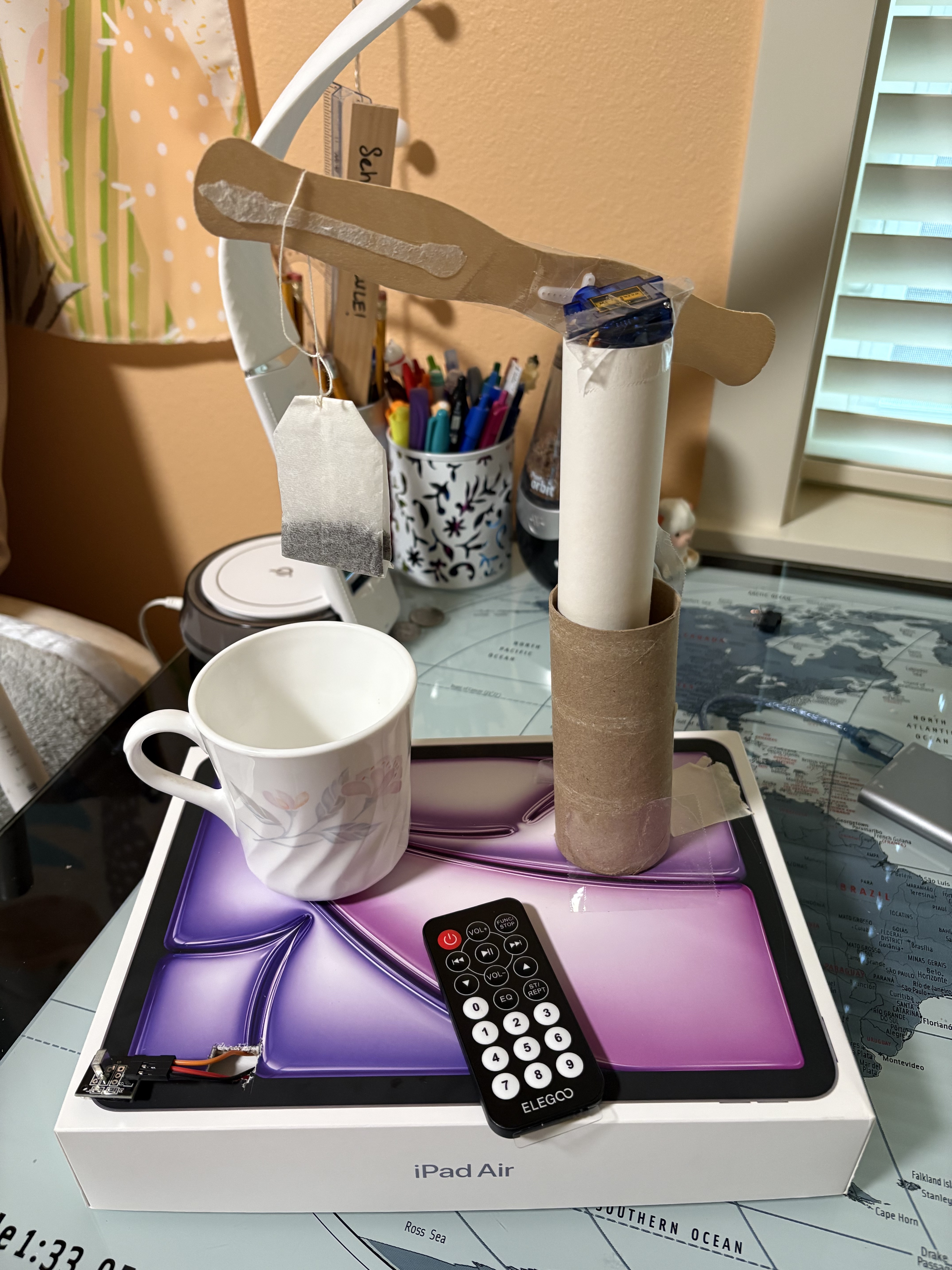 Steeply — finished automated tea steeper prototype